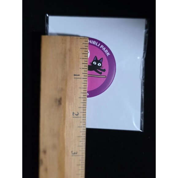 NEW Studio Ghibli Park Japan Exclusive VALLEY OF WITCHES Jiji Pin Badge Sealed - Picture 4 of 5